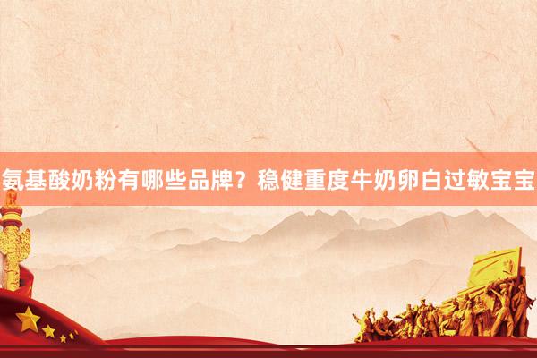 氨基酸奶粉有哪些品牌？稳健重度牛奶卵白过敏宝宝